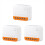 3PCS Wi-Fi Smart Switch Two-Way Control Home Module Voice Remote for Assistant 2