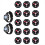 Cafe Waiter Service Buzzer 15 Table Call Button Transmitter 2 Watch Pager Wireless Calling System EU Plug 2