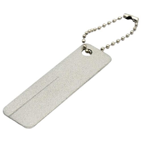 Fishing Hook Sharpener Tool Sharpening Stone Compact Camping Keychain Pocket Tool For Machetes And Manicure