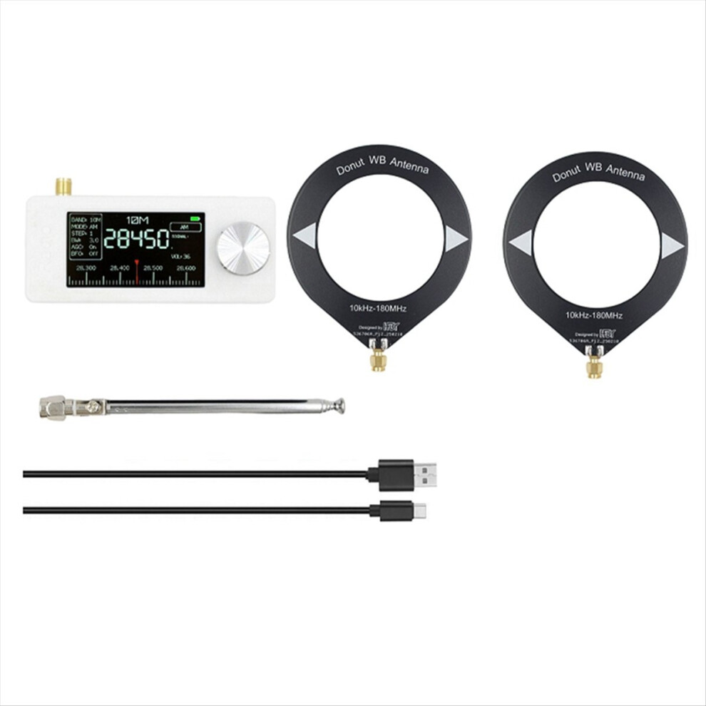 Si4732 10Khz-180Mhz Pocket Mini Radio Lsb Usb Am Fm With Ring Antenna All Band Receiver Hf Sw Mw Vhf 4853798015789