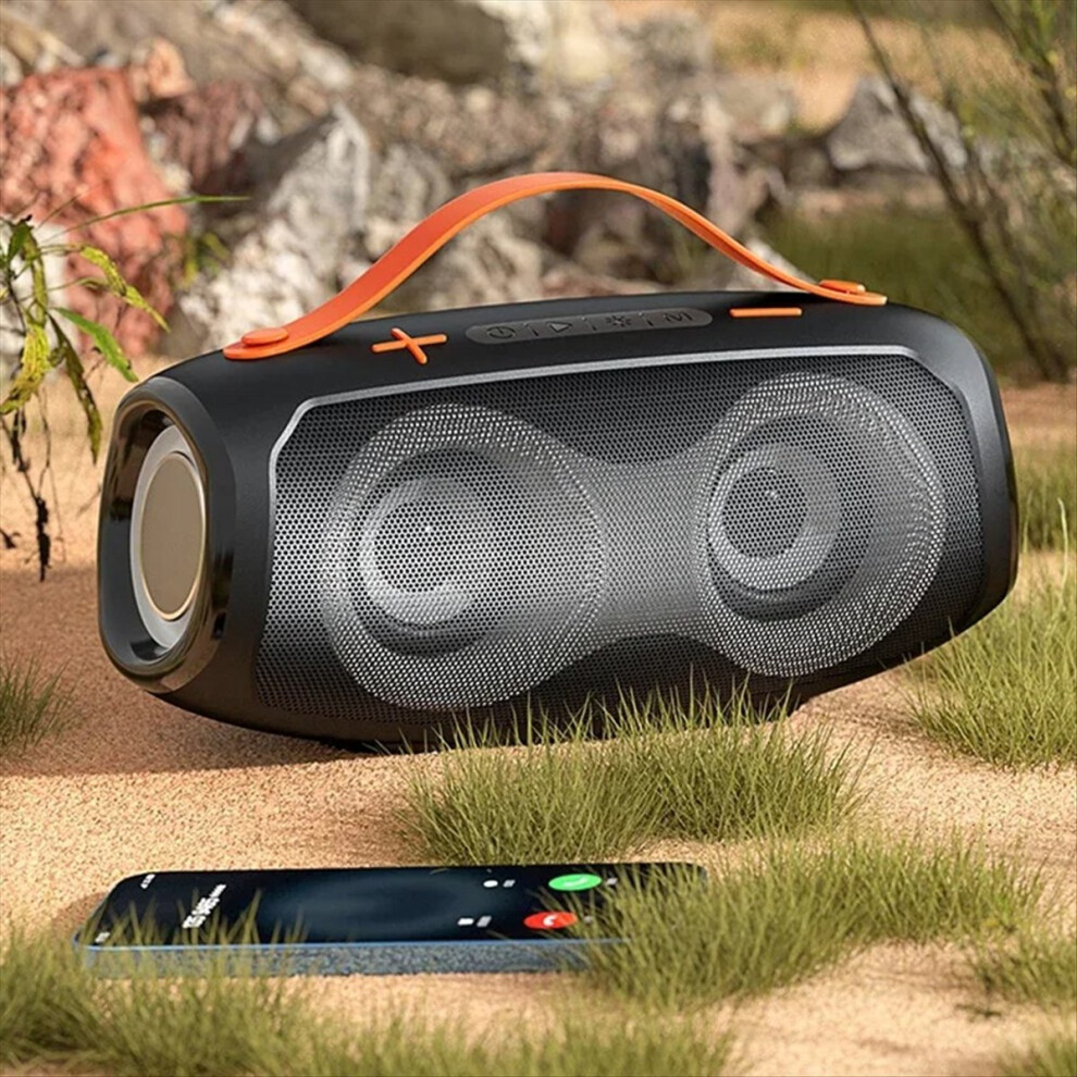 Portable Outdoor Subwoofer Speaker 20W High Power Wireless Bluetooth Party Stereo With Rgb Lighting 4853798014454
