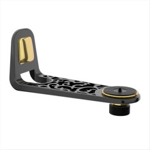 Wall Mount Projector Stand Sturdy Aluminium Alloy Metal Bracket Multi-Angle Compatible with Most Projectors Black