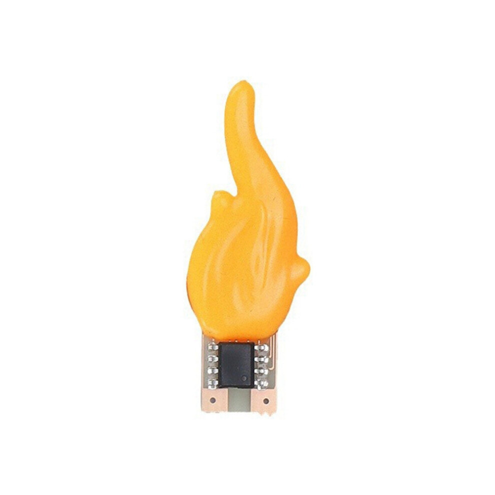 Led Flash Candle Flame 1800K Warm Birthday Camping Bulb Decorative Accessorie 1Pcs Light/White 4853798021377