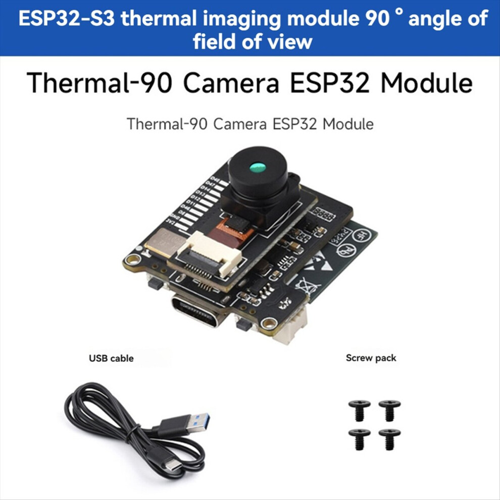 Esp32-S3 Wifi Infrared Thermal Imaging Module Esp32 Serial Rgb Development Board 80X62 Pixel Array A 4853798020516