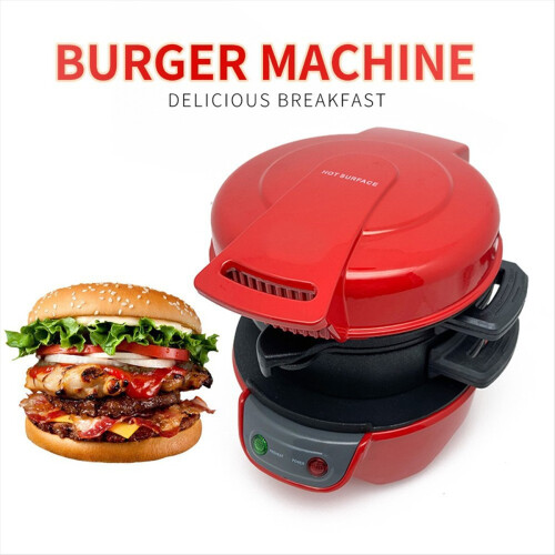 Household Breakfast Machine Hamburg Maker with Egg Cooker Ring Bread Sandwich Waffle EU Plug 2