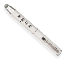 2.4GHz Wireless Presenter Presentation Clicker Page-Turning Pen Electronic Whiteboard for Teaching White