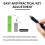 2.4GHz Wireless Presenter Presentation Clicker Page-Turning Pen Electronic Whiteboard for Teaching White 4