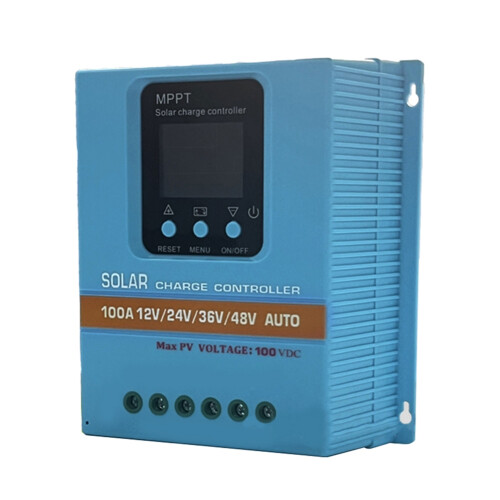 MPPT Solar Charge Controller 12V 24V 36V 48V LCD Display Panel Battery Intelligent Regulator 100A 1