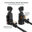 Protection Frame for 3 Aluminum Extend Adapter with Quick Release Stand Cold Shoe Mount Housing Shell 4
