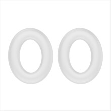 Replacement Earpad for SonoFlow Headphone Silicone Ear Cushions Pad Cover White