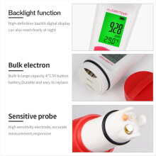Hydrogen Water Quality Tester H2 Monitor, TEMP & ORP Meter 0-2400PPb for Drinking Water, Aquariums, Spa