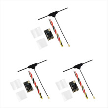 3PCS ELRS 2.4GHz Receiver NANO ExpressLRS with T-Type Antenna Support Wifi Upgrade for FPV RC Long Range Drone