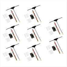 8PCS ELRS 2.4GHz Receiver NANO ExpressLRS with T-Type Antenna Support Wifi Upgrade for FPV RC Long Range Drone