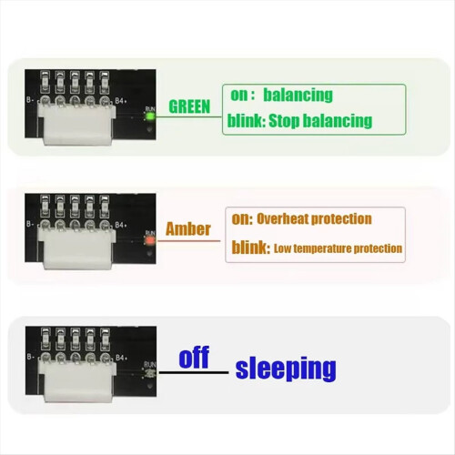 3S 4S Active Balance Board 10A Li-Ion LiFePo4 Equalizer Balancer Battery Pack Transformer Balancing Module 2