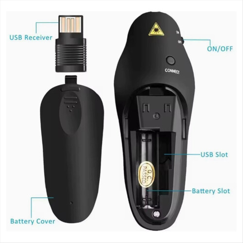 Wireless Presenter Presentation Remote Control Powerpoint PPT Flip Pen Projector Slides Pointing Pens 2