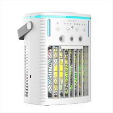 Household Small Air Conditioning Fan Portable Refrigeration Cooler Humidification Desktop Mobile Cooling