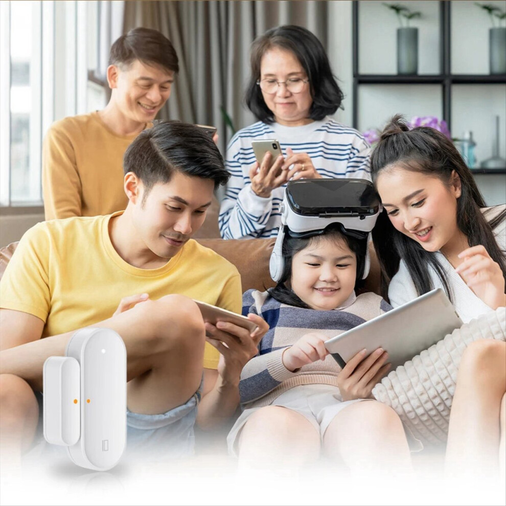 Tuya Zigbee Smart Door Sensor Open/Closed Wireless Detector Tamper Alarm Security System Work With Home 4853798033080