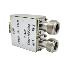 5MHz-1000MHz Power Splitter 1 to 2 Divider Combiner N Connector for Wireless Communication