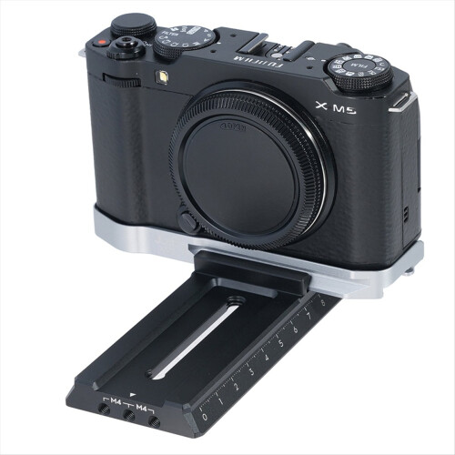 for X-M5 Camera Quick Release Plate XM5 is Compatible with Stabilizer Tripod Silver 2