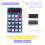 DIY Calculator Kit LED Display Electronic Making with Batteries for Learn Soldering Assembly Practice A 6