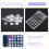 DIY Calculator Kit LED Display Electronic Making with Batteries for Learn Soldering Assembly Practice B 9