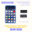 DIY Calculator Kit LED Display Electronic Making with Batteries for Learn Soldering Assembly Practice B 6
