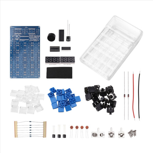 DIY Calculator Kit with LED Display Electronic Making Soldering Training Experiment Practice Project A 2