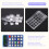 DIY Calculator Kit LED Display Electronic Making with Batteries for Learn Soldering Assembly Practice C 9