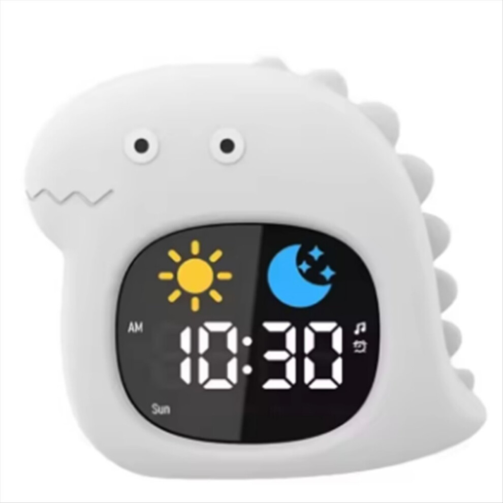 Saudism Animal-Shape Alarm Clock Pat Control Cute Sleep Training Small Ornaments Light Adjustable Touch Night