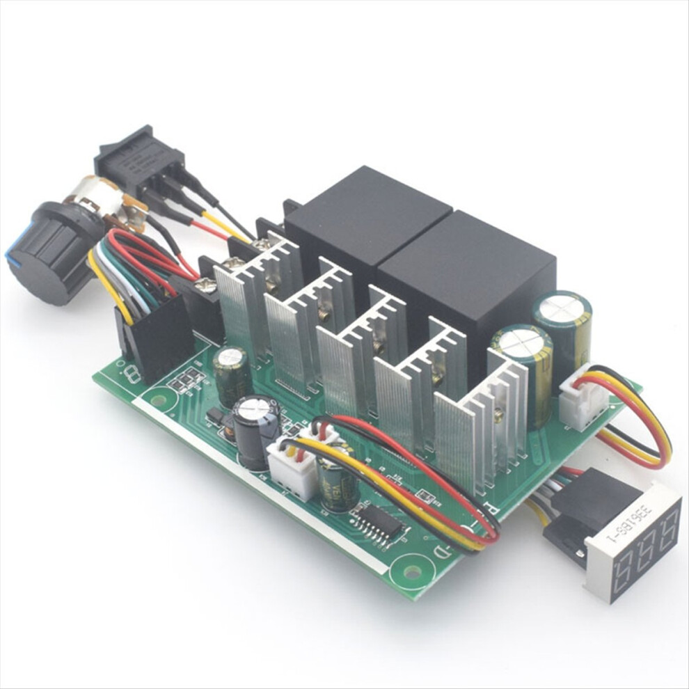 Dc Motor Pwm Speed Controller With Digital Display Adjustable 0-100% Drive Module Input Max60a 12V 24V 4853798043010