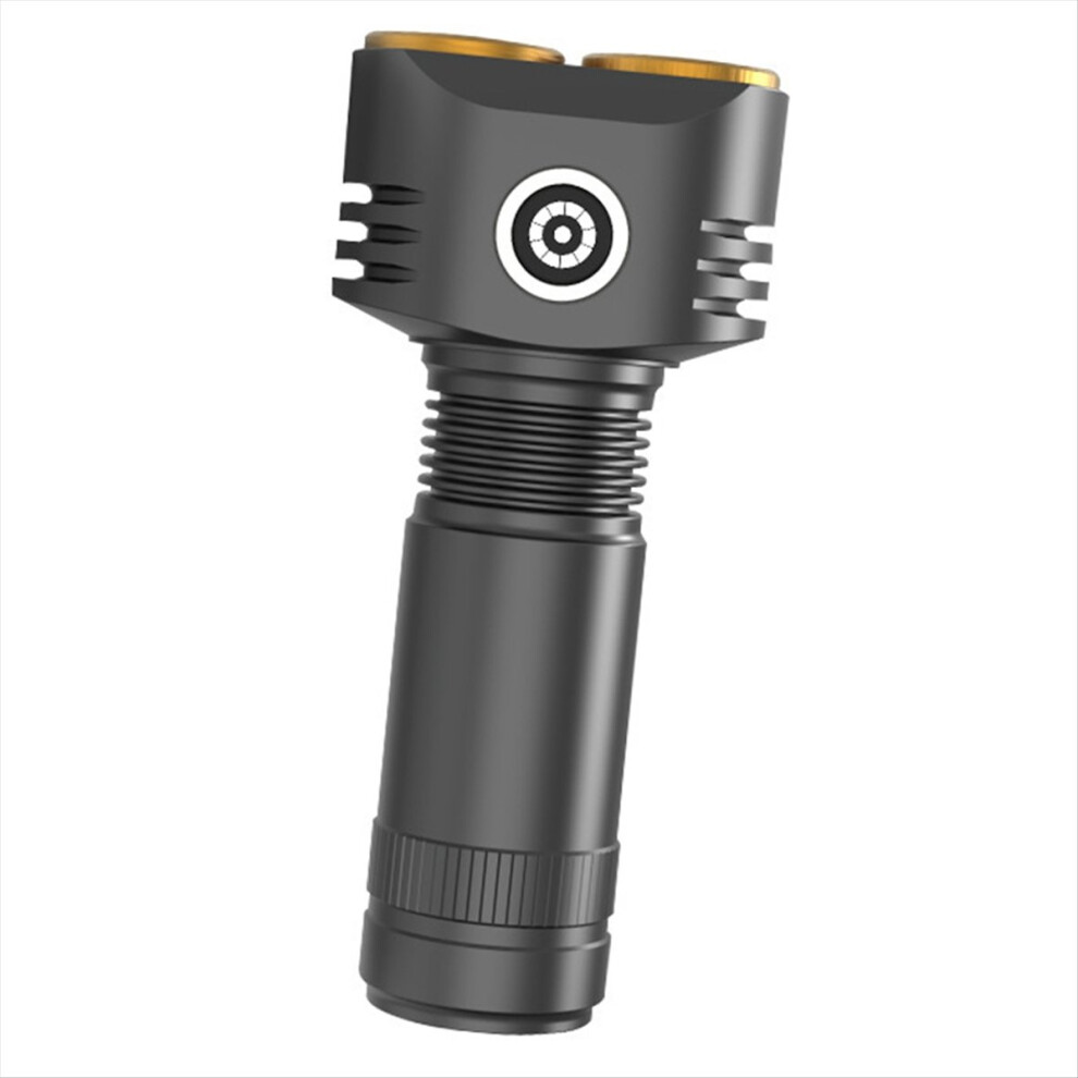 Mini Flashlight Type-C Rechargeable Portable Small Torch With 4 Lighting Modes Camping Emergency Flashlights Black 4853798045342