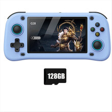 G28 Retro Handheld Video Game Console 128G 20000+Game 4.3 Inch Screen Linux Pocket Player for /PS1/N64 Simulator C