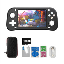 XF43 Retro Handheld Game Console 128G 4.3 Inch IPS Screen Open Source Linux Player RK3128 Pocket Video A