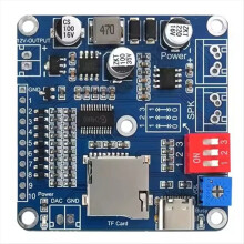 Industrial-Grade Voice Module Chip 20W High-Power Insert Background Music Boot Prompt Tone CH9311-TF Control