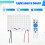 LED Light Board Lamp Beads Integrated Source with Flash 200W 3.2V 360 Support Solar Battery DIY 5