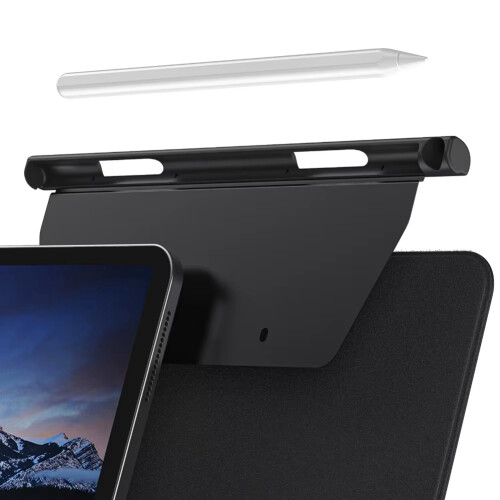 Pencil Holder for 2 Compatible with Magic Keyboard Smart Designed 1/2 Black 1