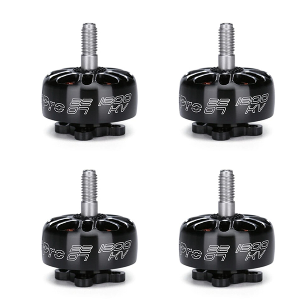 4Pcs For -E Pro 2207 1800Kv Brushless Motor 3-6S Lipo 4Mm Shaft Diameter 5-6In Propeller Rc Fpv Freestyle Drones 4853798052883