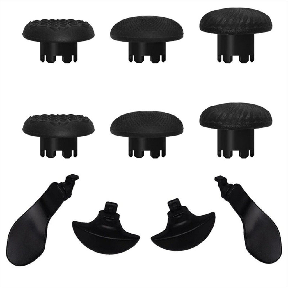 10 In 1 Joystick Kit For Edge Replacement Thumbsticks Joysticks Grip And 4 Paddles Black 4853798060376