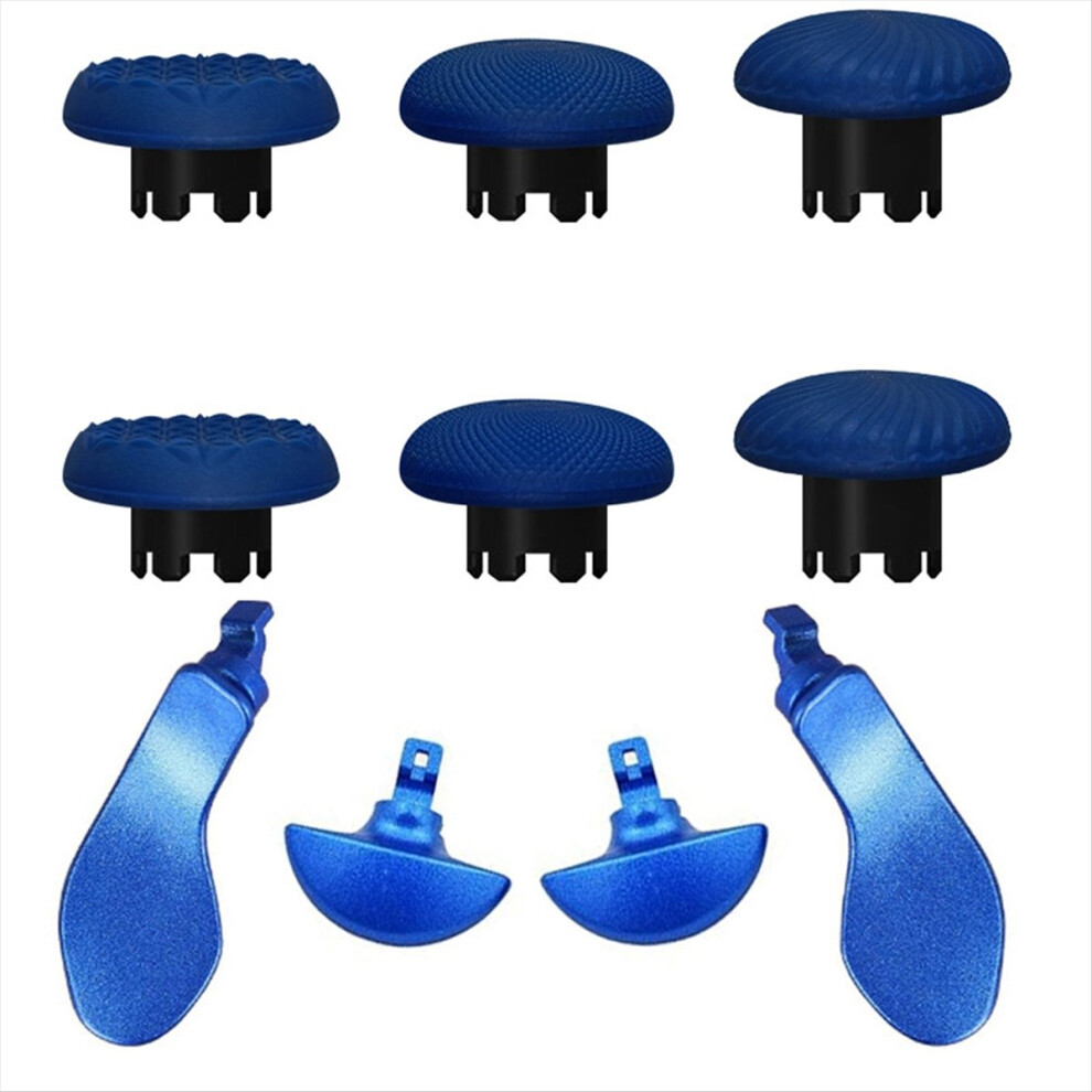 10 In 1 Joystick Kit For Edge Replacement Thumbsticks Joysticks Grip And 4 Paddles Blue 4853798060390