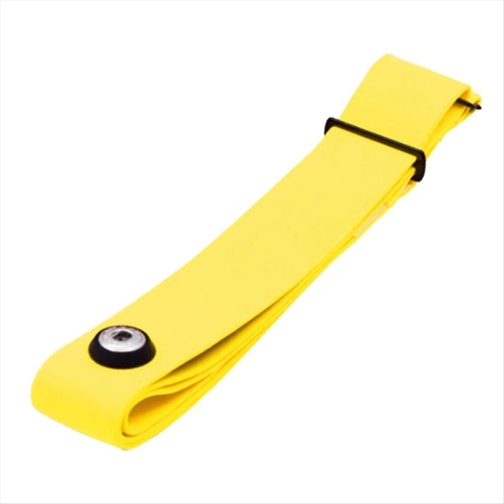 Saudism Yellow Bluetooth Heart Rate Monitor Chest Strap Comfortable And Accurate Tracking For Training Exercise
