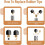 45Pcs for Pen Tips Replacement Set 5Mm/6Mm/7Mm Sizes Soft Silicone Universal Stylus 3