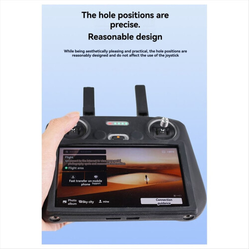 Drone Silicone Case for Mini 3/Mini 4 Pro/Air 3S/ 3 Pro/Flid RC Remote Control Scratch Proof Protective Cover C 2