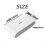 2pcs 433MHz Wireless Vibration Glass Break Detector, Adjustable Sensitivity, Compatible with Alarm Systems White 7