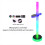 5V 3Pin ARGB Graphics Card Bracket Support GPU for Aura Sync Height Adjustable Video Holder Desktop PC 6