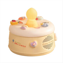 Bluetooth 5.3 Speaker Warm Night Light Birthday Cake Soundbar Hifi Sound DIY MP3 Music Player Gifts
