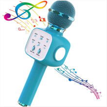 Bluetooth Wireless Professional Noise Reduction for Home KTV Party Kid Gift Blue