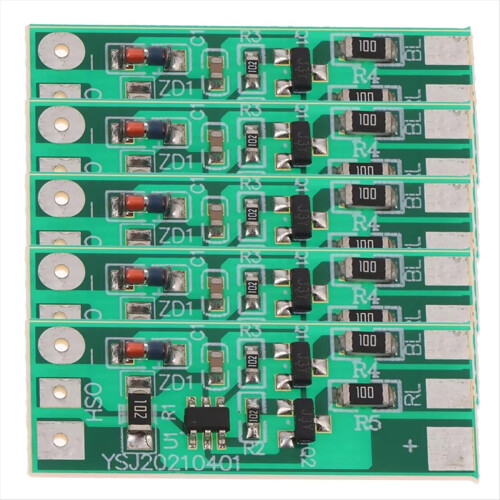 5pcs 3-12V Flashing LED Light Module Red Blue Two-Color Pair Suitable for Car Model Bicycle 1