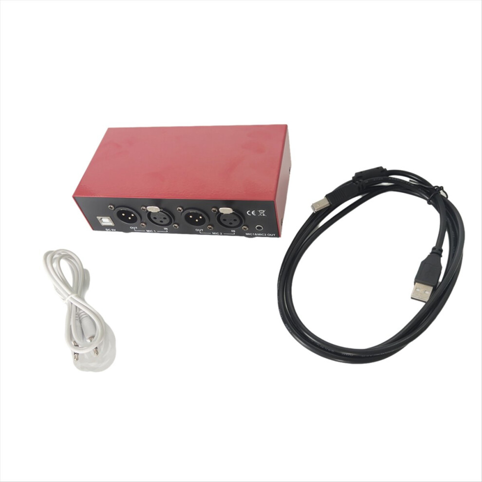 Usb Dual Mixed Output Phantom Power Supply 48V For Condenser Microphones Music Recording Equipment Standard 4853798074656