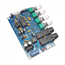 Dual AC12V Digital Microphone Amplifier Board PT2399 Reverberation Karaoke OK Module Electronic DIY