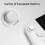 /2 Joypad Hall Joystick Console NS OLED Gamepad M6 HD Gemini 2 Controller Black 3